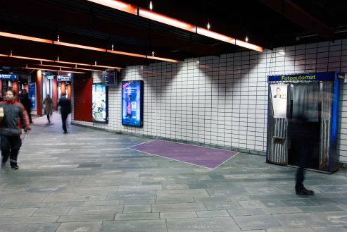 Markedsplass, Standplass, Event, Sampling, Nationaltheatret T-banestasjon, Clear Channel, Ruter, Sporveien